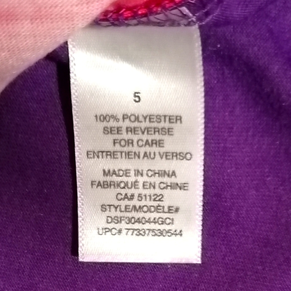 Disney Cinderella Princess Girls Long Sleeved Pajamas NWT Size 6X Rare - Picture 9 of 9